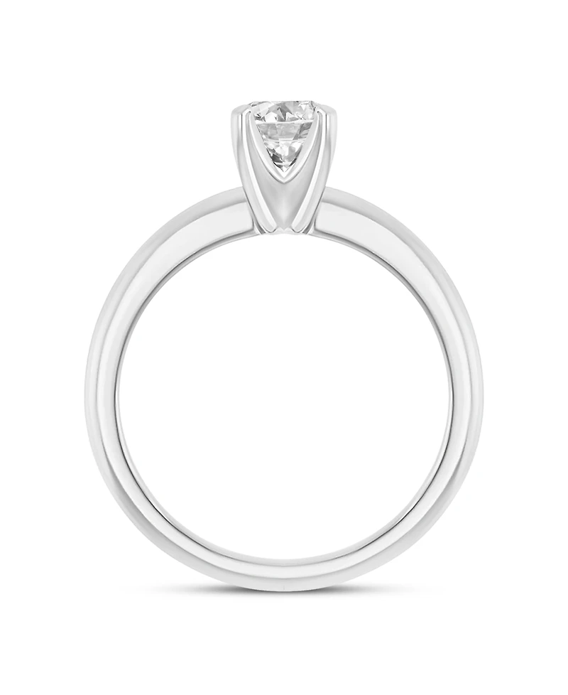 Macy's Diamond Solitaire Engagement Ring (1/2 ct. t.w.) in 14k White Gold