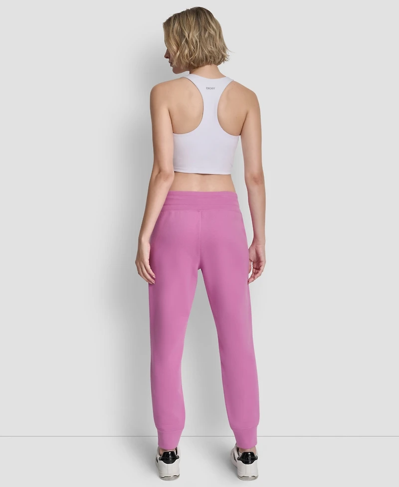 Dkny Women's Metallic Bubble Slim Fit Jogger Pants