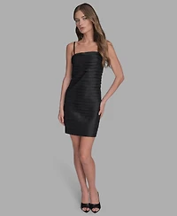 Bcbg Women's Square Neck Sheath Dress