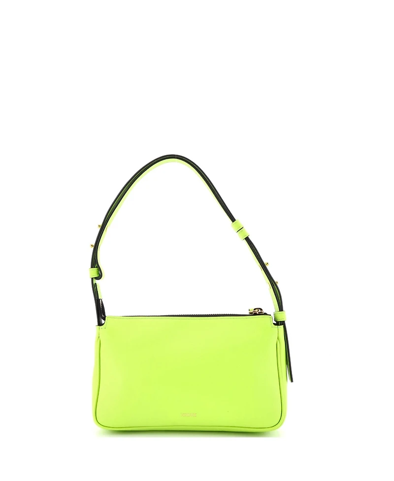 Pre-Owned Versace Medusa Chain Zip Shoulder Bag Leather