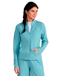Puma Women's Textured Knit Full-Zip Jacket