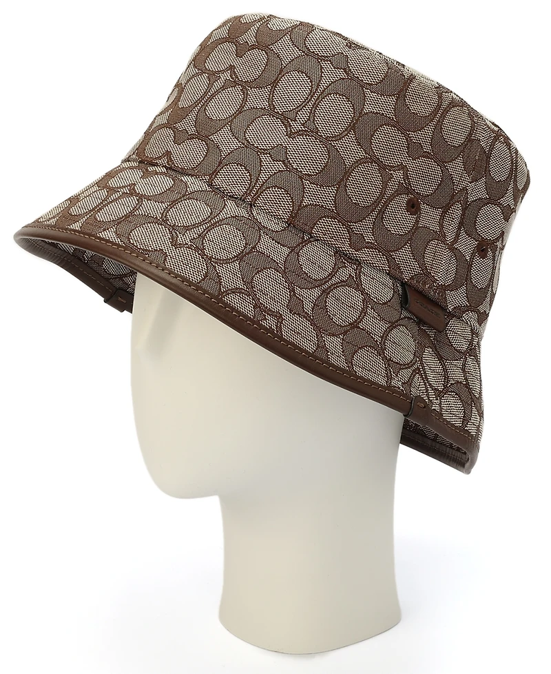 Coach Men's Signature C Jacquard Bucket Hat