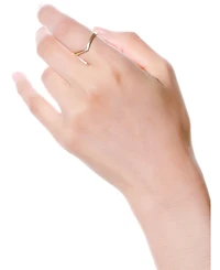 Devata Women's Wishbone Ring in 14K Gold