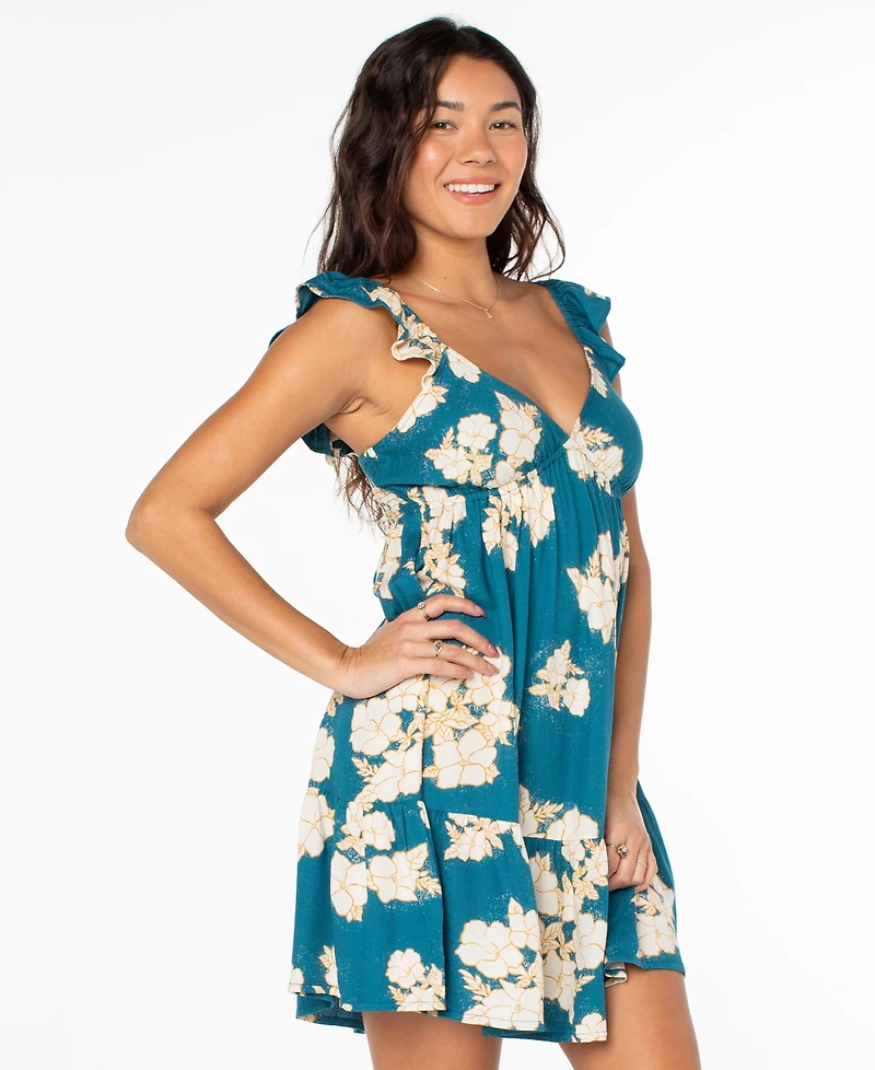 Roxy Women's Palmy Days Scoop Neck Mini Dress