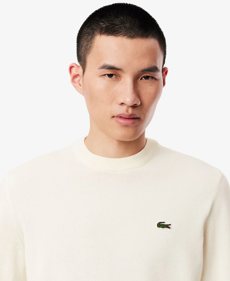 Lacoste Men's Solid Croc Sweater