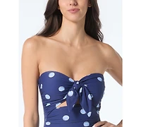 kate spade new york Women's Bandeau One-Piece Swimsuit
