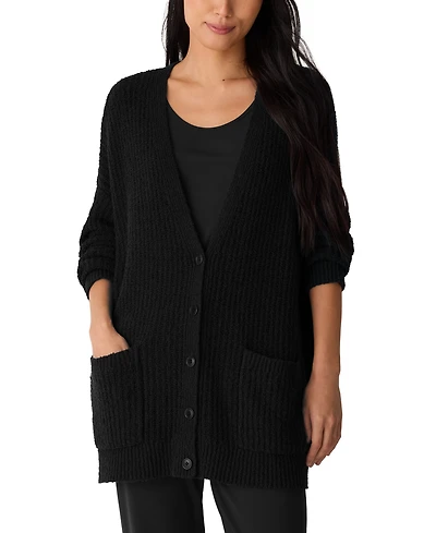 Eileen Fisher Women's Boyfriend V-Neck Cardigan Sweater