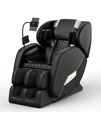 Full Body Massage Chair, Zero Gravity Mode, Deep Tissue Massage Chair, Foot Massage, 6 Fixed Massage Roller, Bluetooth, Suitable for 6.1 Ft Height
