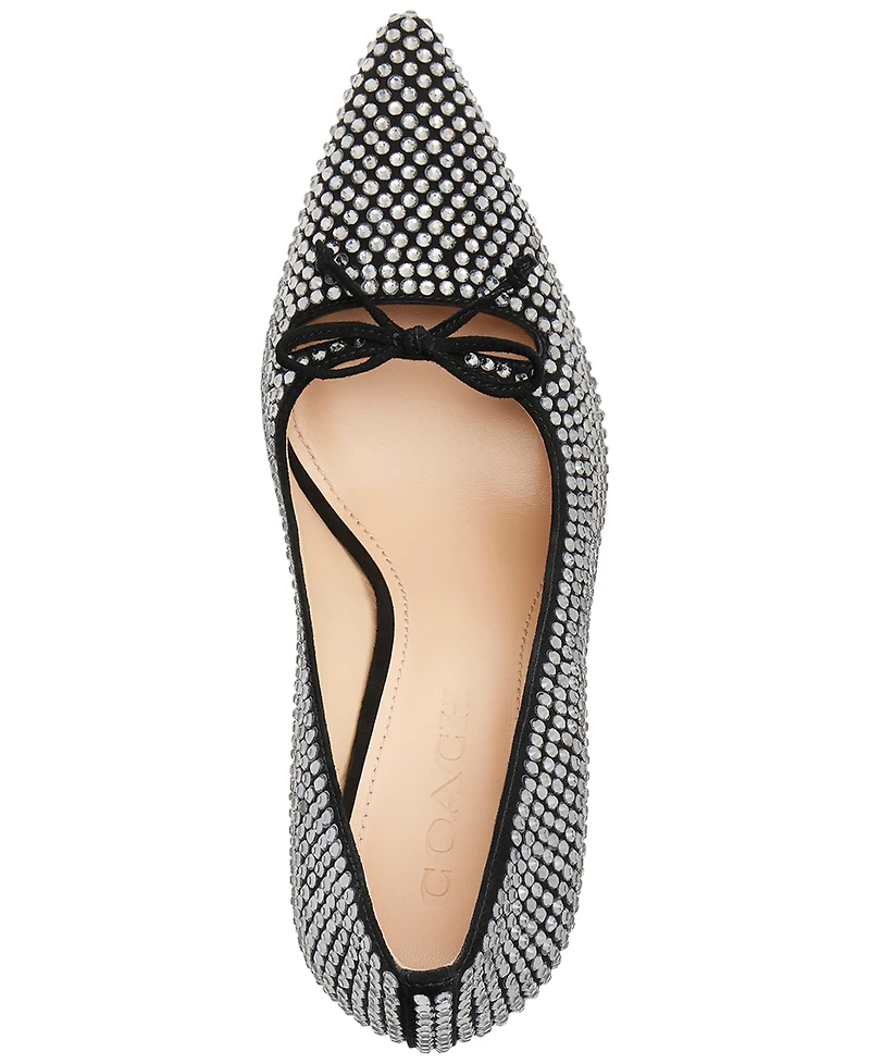 Coach Women's Slip-On Pumps with Crystals