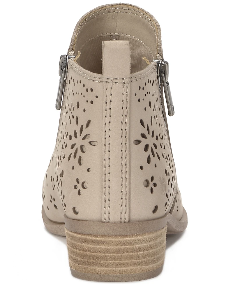 Lucky Brand Women's Basel Perforated Ankle Booties