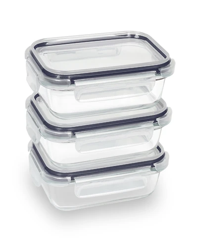 Sedona Kitchen 3-Pack Glass Storage Set