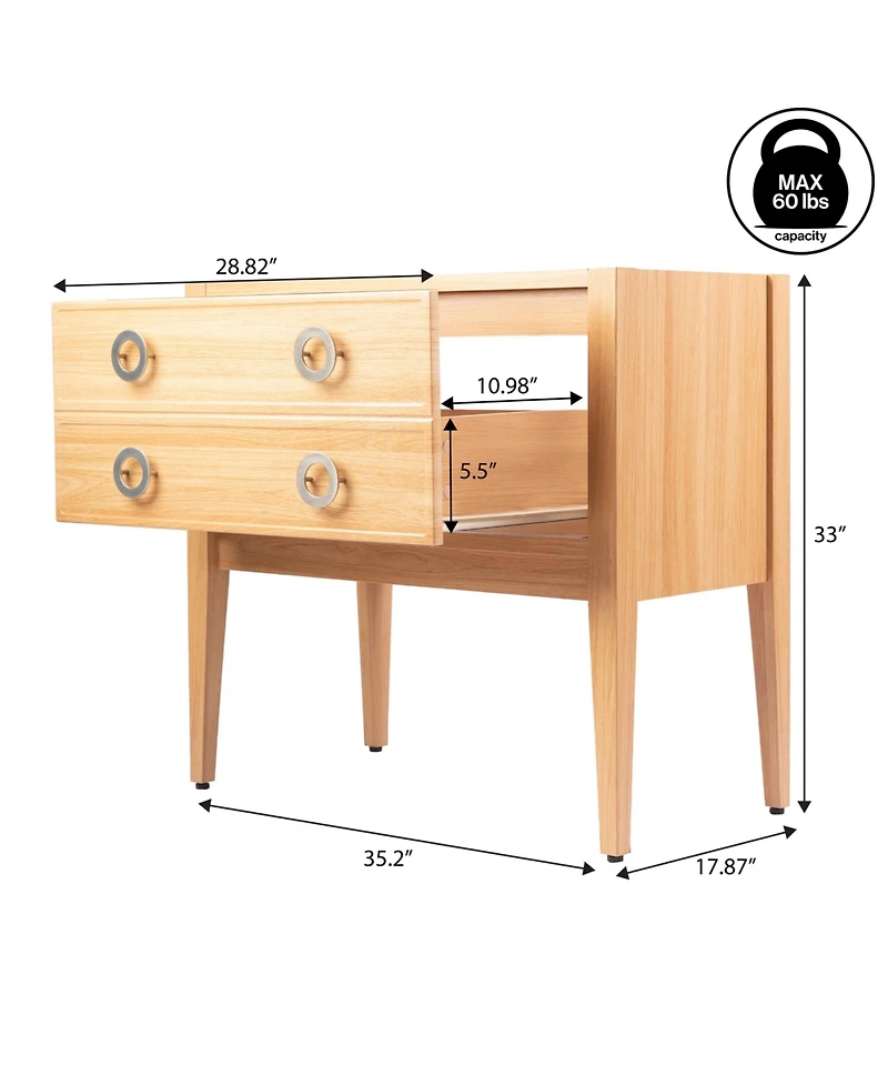 Jonathan Y Corbin Classic 1-Drawer Bath Vanity Base Only (Sink Basin Not Included