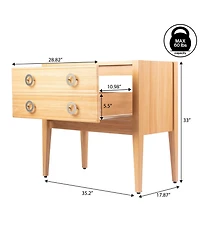 Jonathan Y Corbin Classic 1-Drawer Bath Vanity Base Only (Sink Basin Not Included