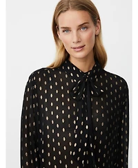 Masai Copenhagen Women's MaInoria Neck Tie Shirt