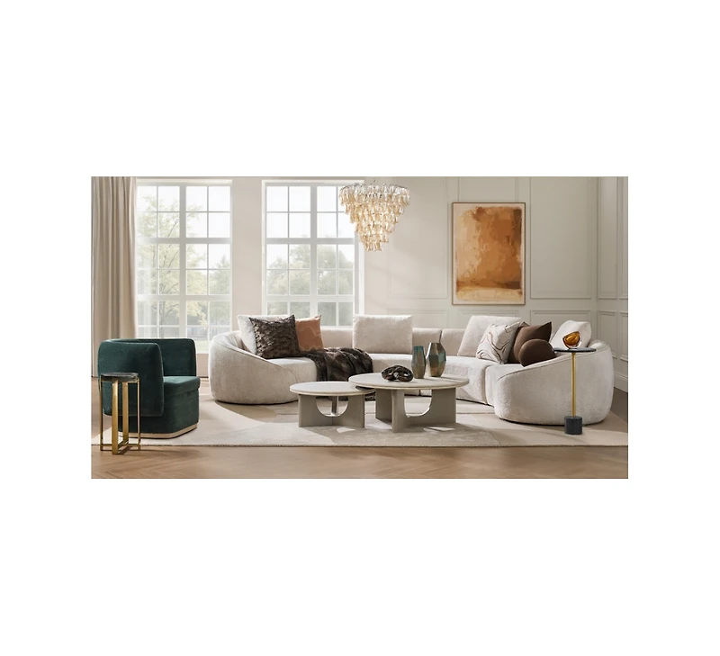 Z Gallerie Marble Velvet Curtain