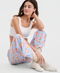 State of Day Women's Poplin Pajama Pants Xs-3X, Macy's Exclusive