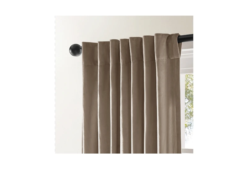 Z Gallerie Adair Solid Velvet Curtain