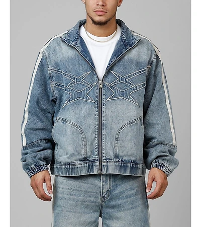 Loiter Men's Track Star Denim Jacket
