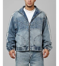Loiter Men's Track Star Denim Jacket