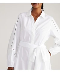 Universal Standard Women's Yuli Stretch Poplin Shirtdress