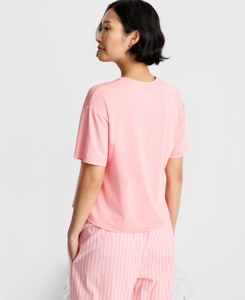 State of Day Women's Solid Sleep Tee, Macy's Exclusive