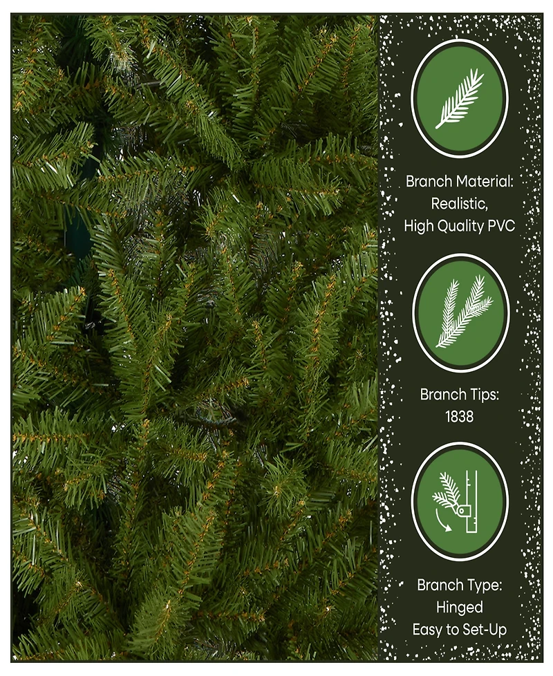 National Tree 6.5' Dunhill Fir Hinged Tree