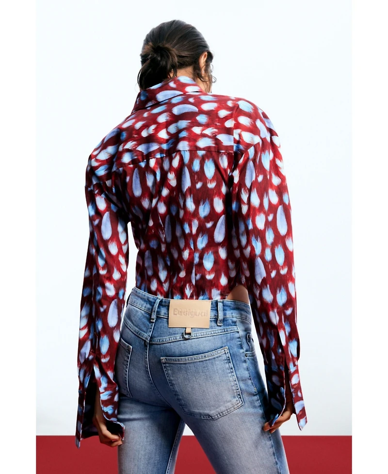 Desigual Women's Poplin body shirt Egonlab