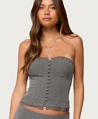 Edikted Womens Mona Lacey Dress