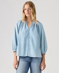 Levi's Juniors' Phoebe V-Neck Blouse