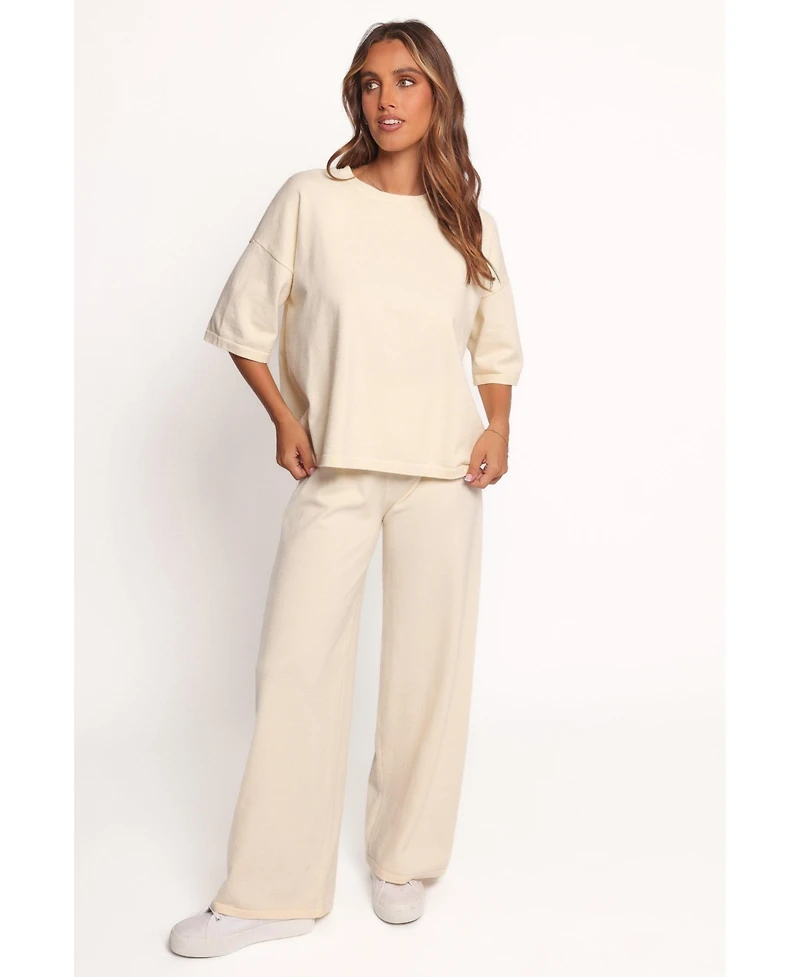 Petal and Pup Women's Ash Knitted Pants