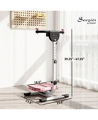 Soozier Ab Twister Board W/ Screen, Workout Equipment Core Fitness