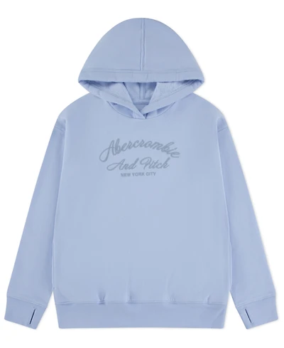 abercrombie kids Girls Logo Script Pullover Hoodie