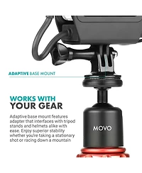 Movo Gpr-5 Media Housing Case Compatible with GoPro HERO5, HERO6, HERO7