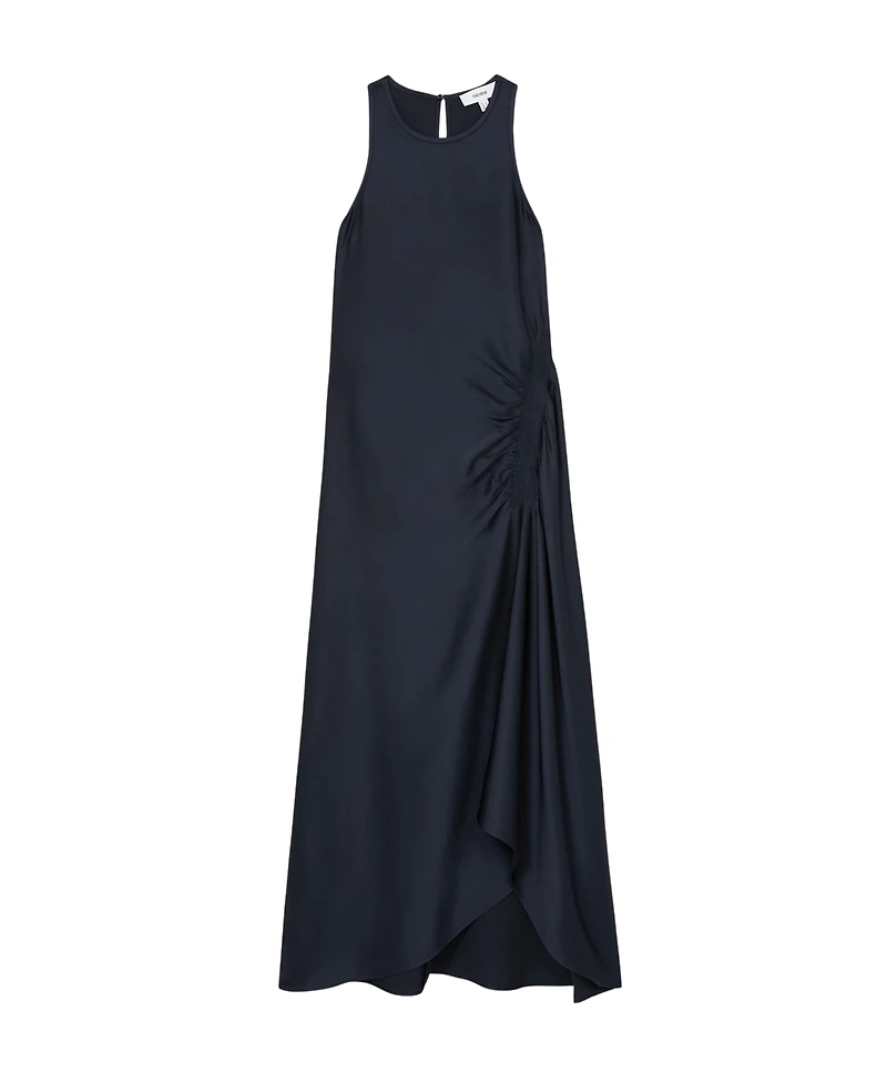Reiss Women's Satin Shirred Midi Dress