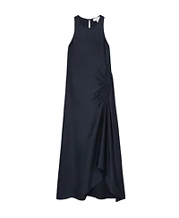 Reiss Women's Satin Shirred Midi Dress