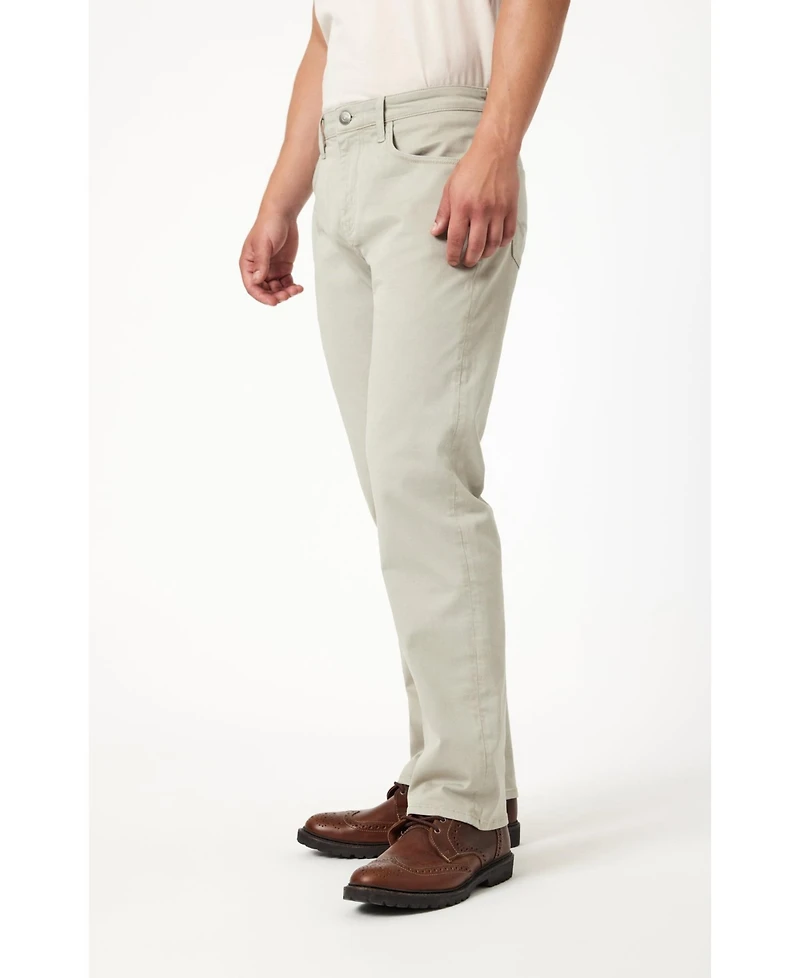 Mavi Jeans Men's Mavi Matt Relaxed Straight Leg In Silver Casual Twill