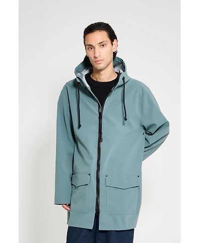 Stutterheim Men's Stockholm Patch Raincoat