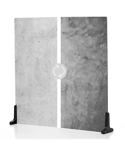 V-flat World Duo Board 24x24" Surface Board, Iced Concrete/Midnight Cement