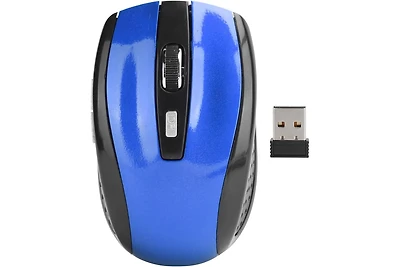 risokeys Wireless Mouse with Usb Mini Receiver, 2.4GHz Ergonomic Optical Mouse, 1600DPI Computer Mouse for Laptop Pc Notebook