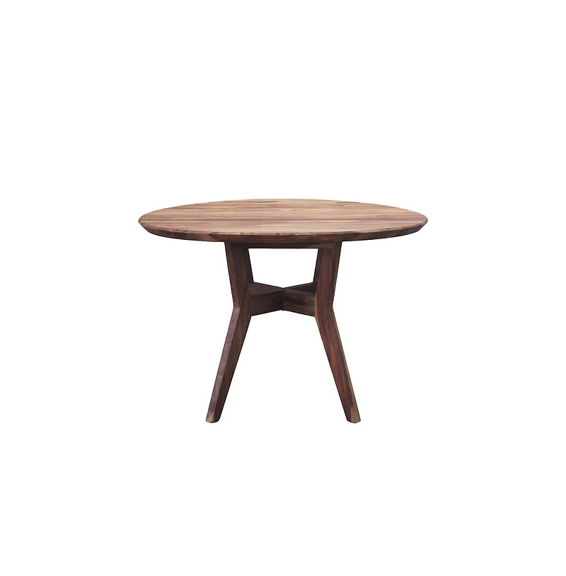 Urban Solid Sheesham Wood Dining Table, Brown
