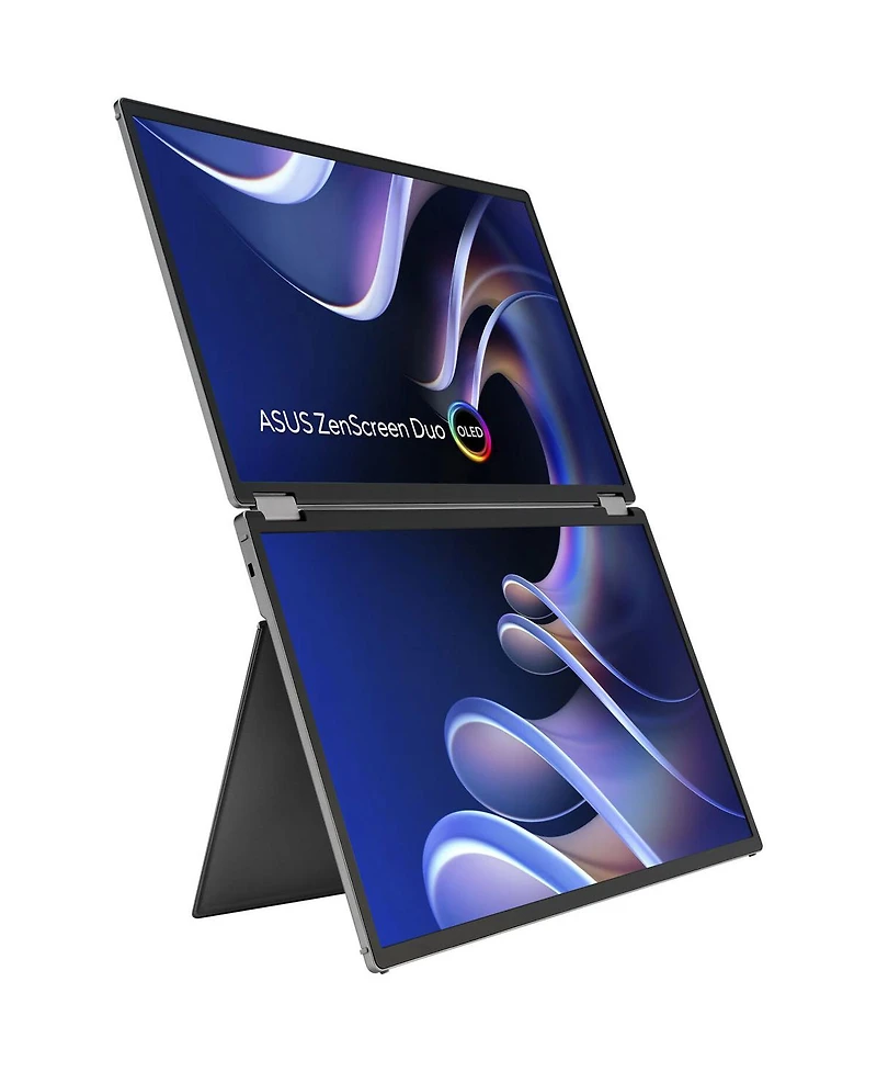 Asus ZenScreen Duo Oled MQ149CD 14" 16:10 Wuxga Foldable Portable Hdr Monitor, Silver