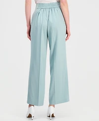 Anne Klein Women's Pull-On High-Rise Wide-Leg Pants