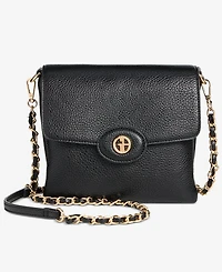 Giani Bernini Pebble East West Small Flap Crossbody, Exclusively at Macy's
