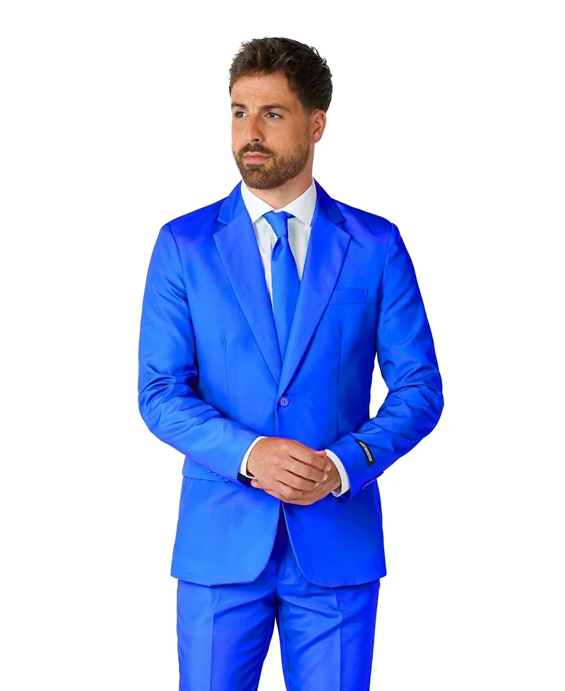 Suitmeister Men's Solid Purple Color Suit