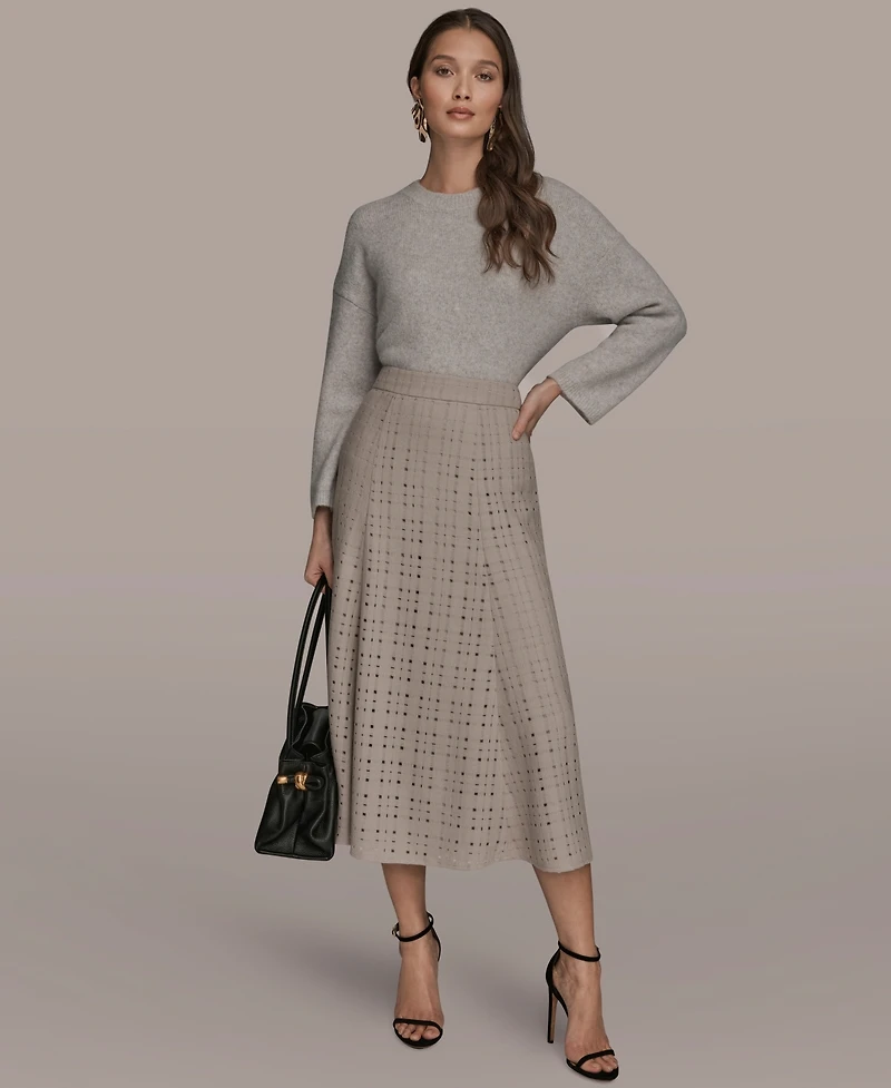 Donna Karan New York Women's Side Zip A-Line Skirt