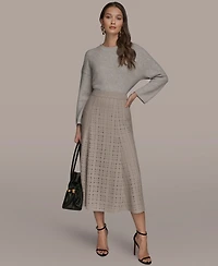 Donna Karan New York Women's Side Zip A-Line Skirt