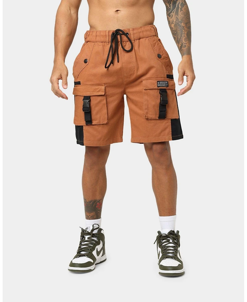 Crooks & Castles Men's Washed Twill Shorts