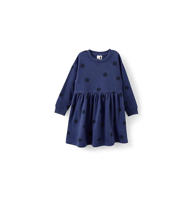 Cotton On Little Girls Little/Big Sammy Long Sleeve Dress