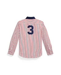 Polo Ralph Lauren Boys 8-20 Pony Crest Striped Poplin Shirt