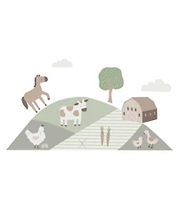 Bedtime Originals Farmyard Friends Wall Decals/Stickers - Horse/Cow/Barn